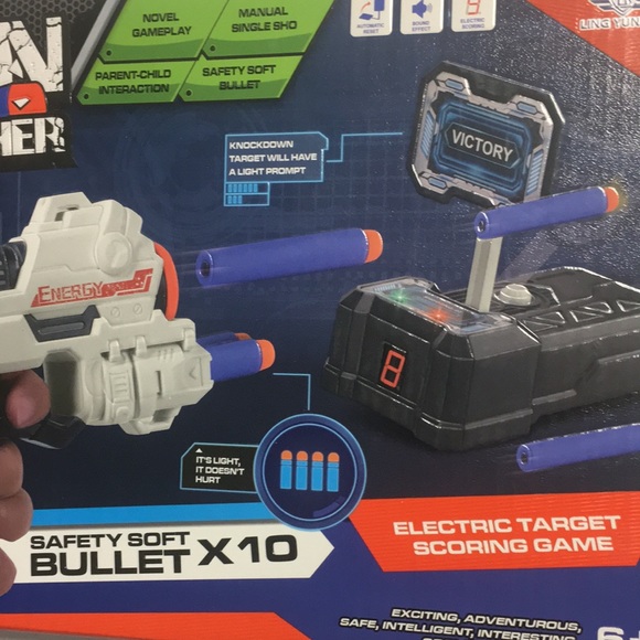 Nerf Launcher & Electric Target Scoring Game Set - Picture 5 of 13